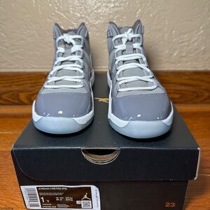 Jordan 11 Cool Grey size 1Y in Kids. Brand New!!!